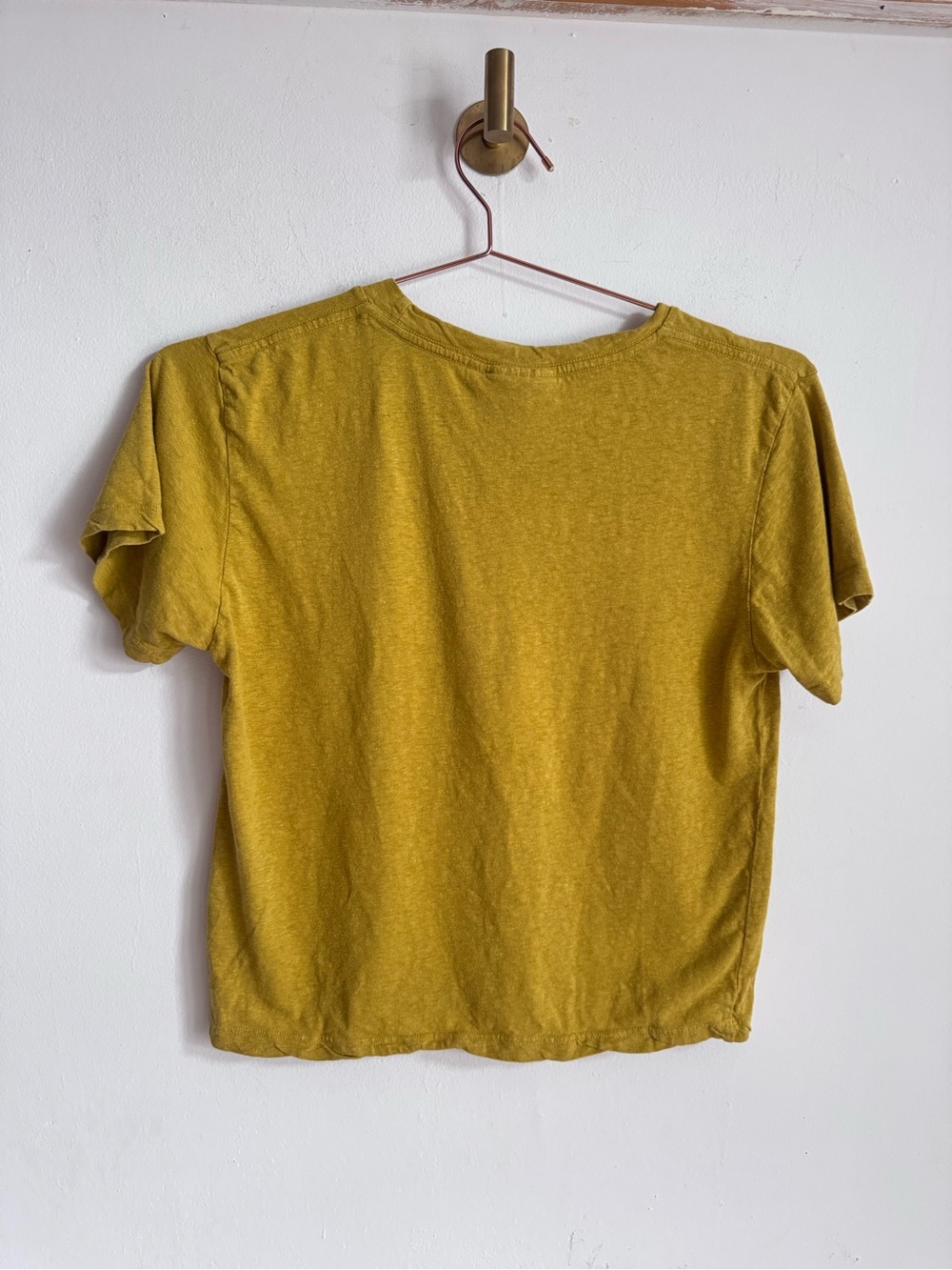 Jungmaven Cropped Lorel Tee XS Yellow $75 - Picture 7 of 7